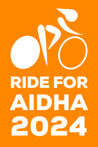 RideforAidha 2024 logo