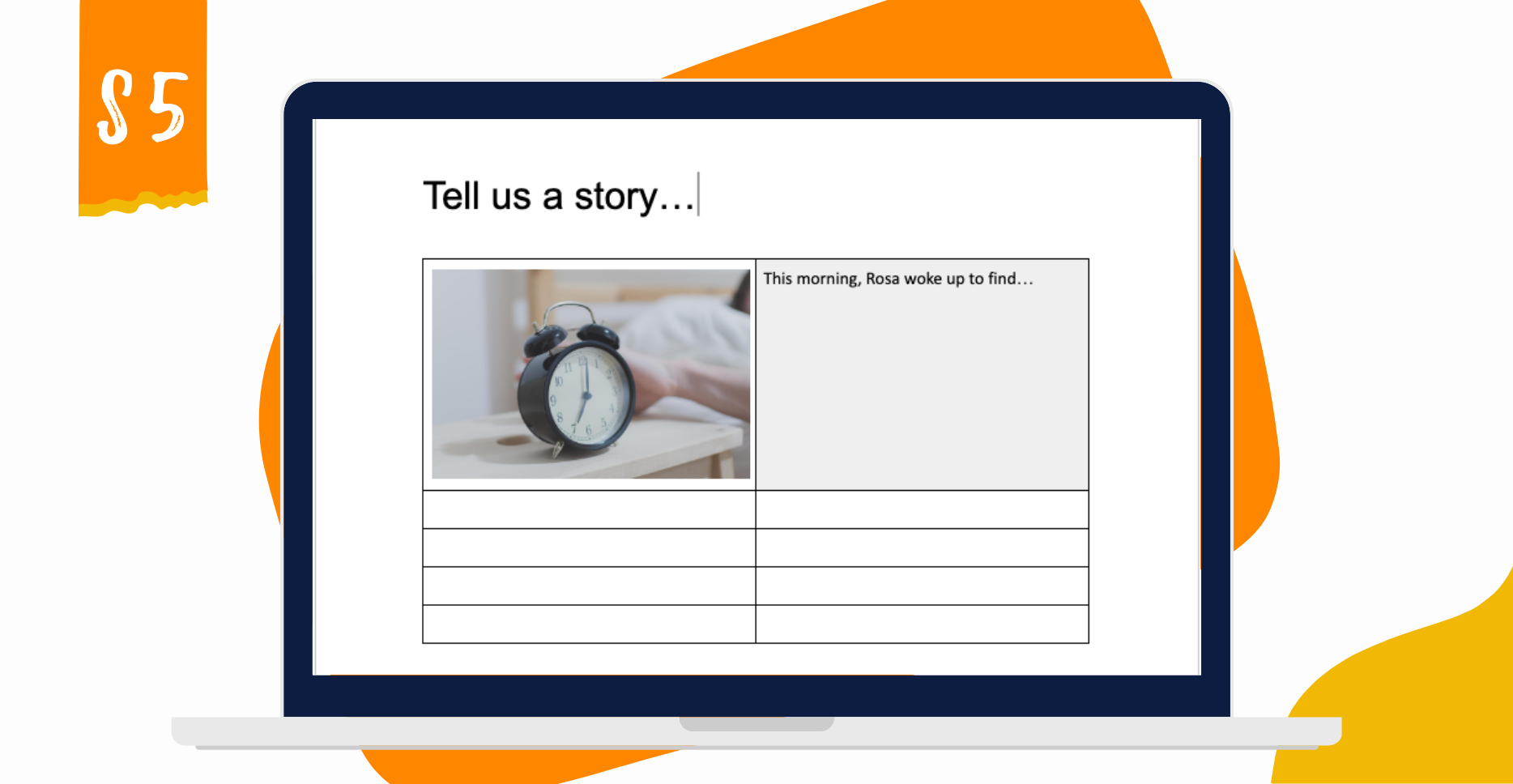 google docs - story template