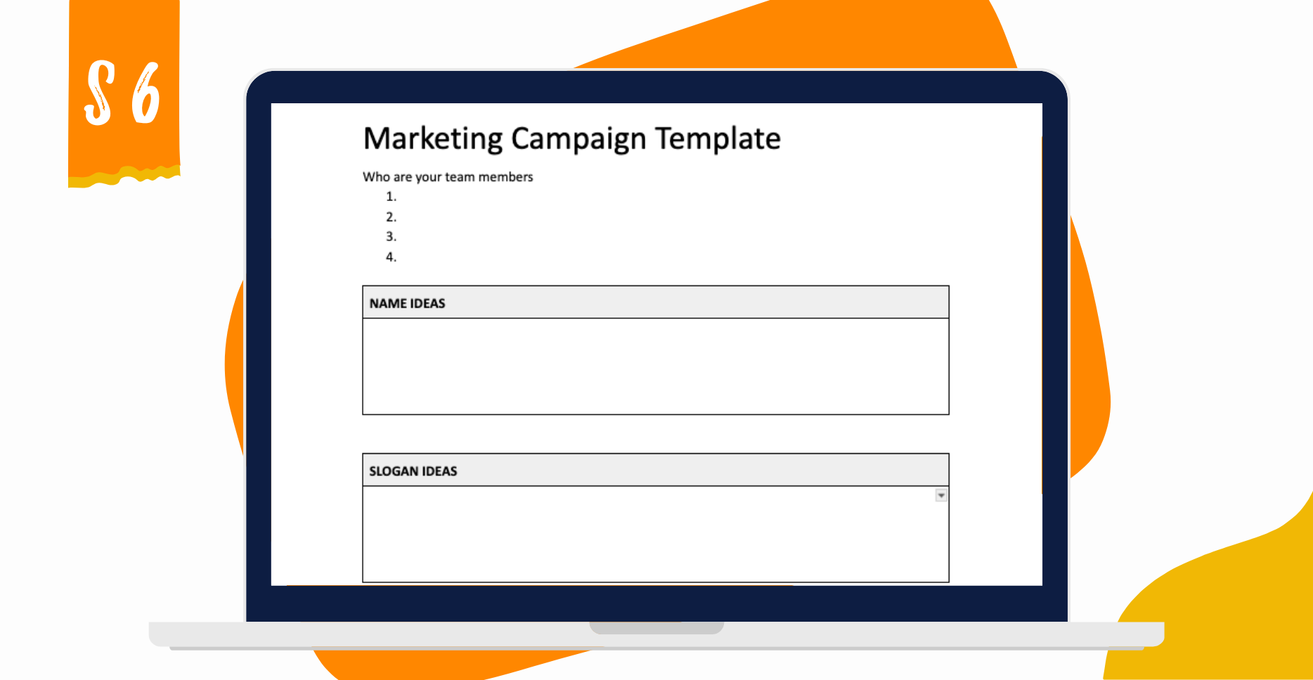 marketing campaign template